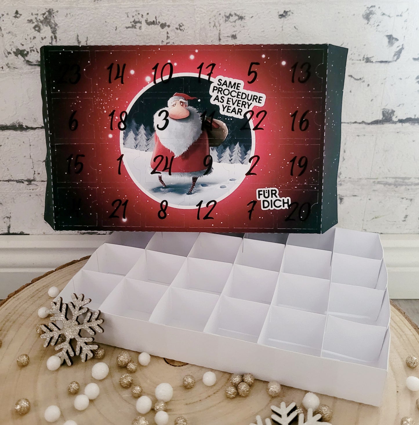 Adventskalender zum befüllen - 4 Designs
