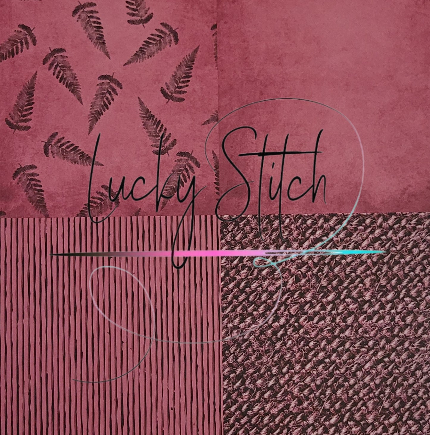 Adventskranz - Modell Häuser mit Dekorpaper