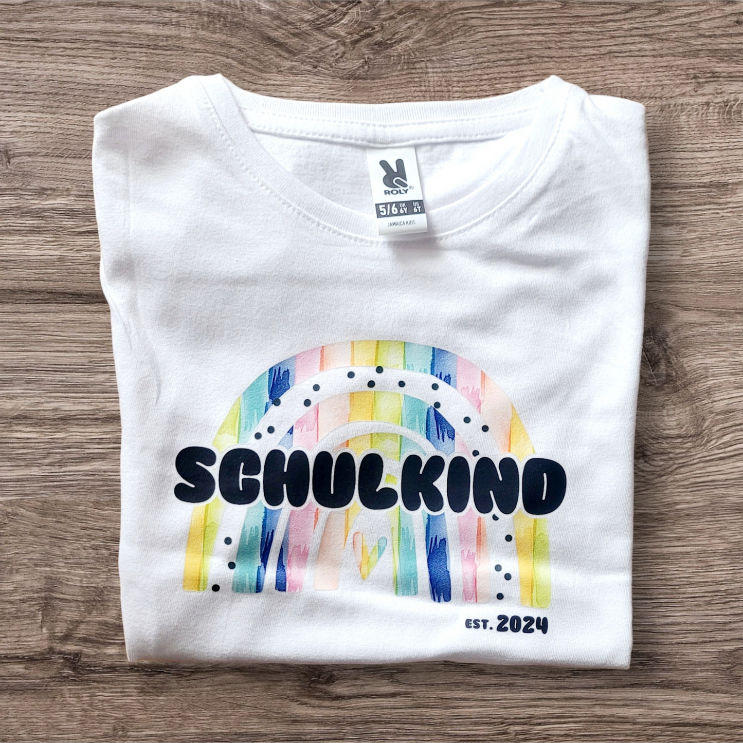 Schulkind Shirt - Rainbow/Star