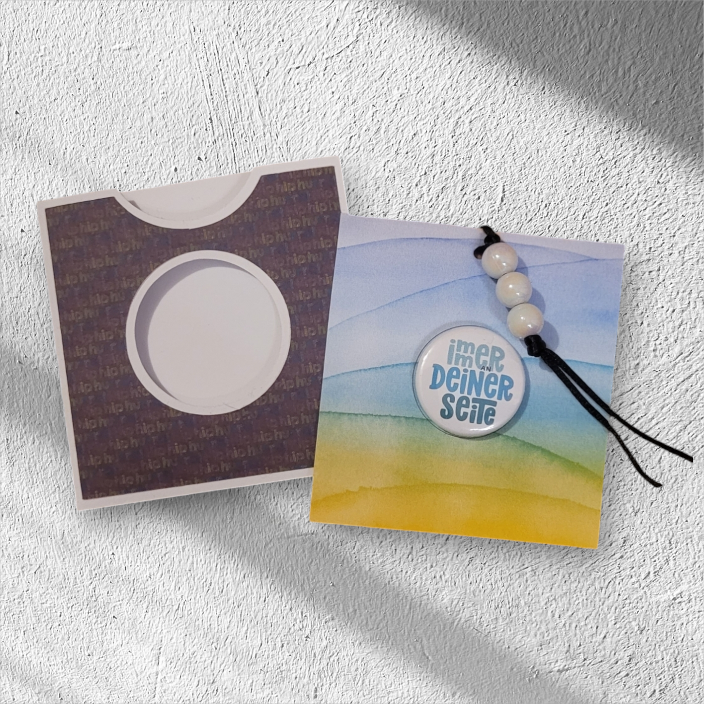 Statement Wechselbutton für Lederarmband und Halskette, mit Geschenkverpackung - Part 1