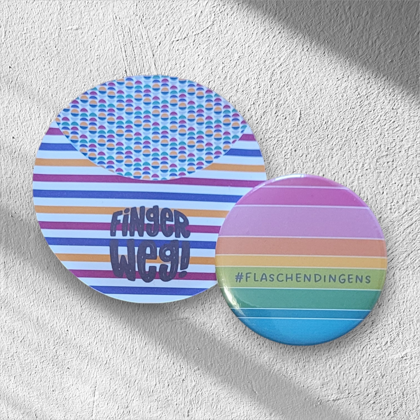 Statement Button Flaschenöffner Magnet