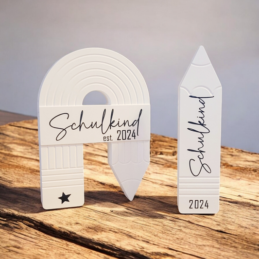 Schulkind - Dekoelemente Stifte
