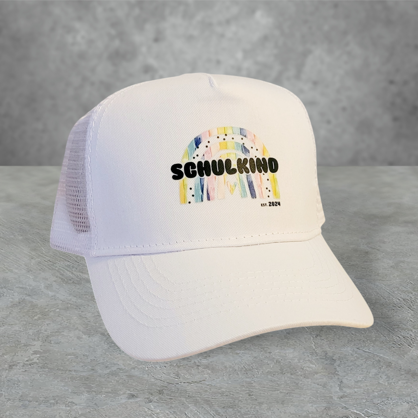 Cappy Junior Trucker- Schulkind Rainbow