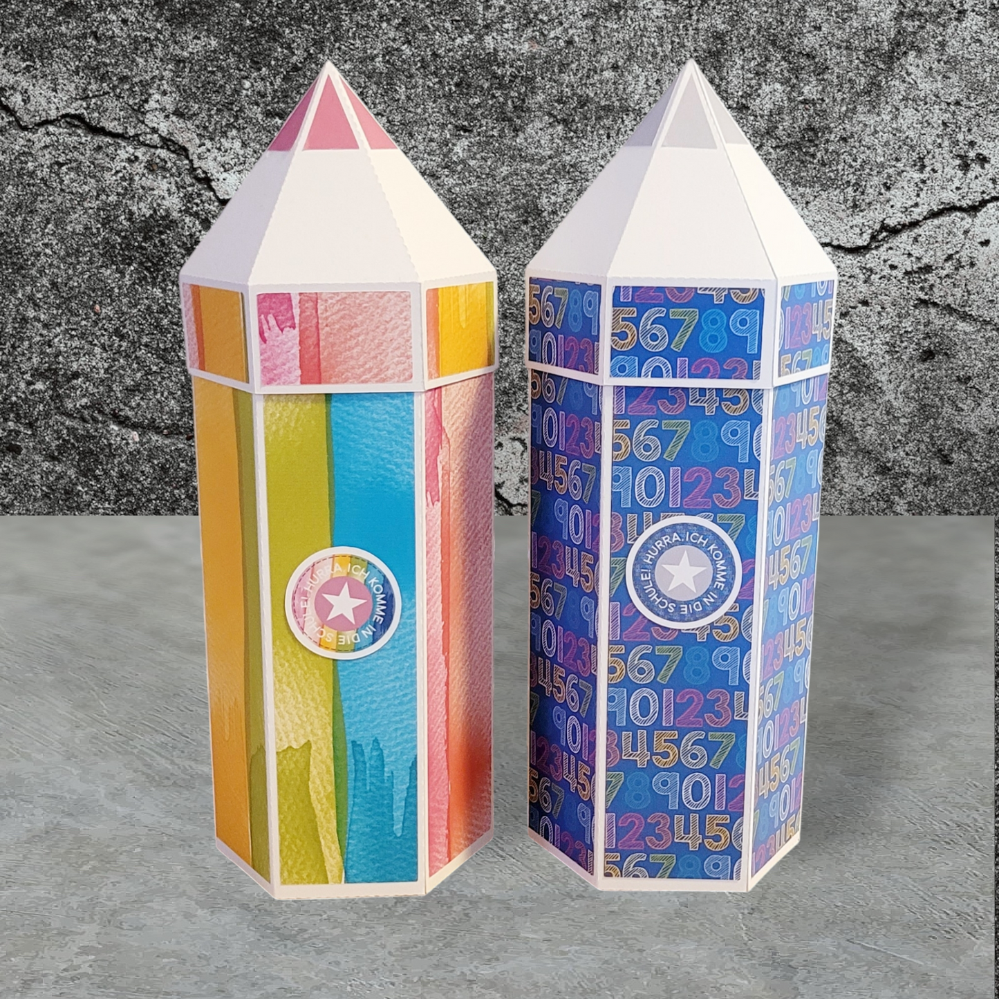 Papeterie Stifte Boxen - Star/Rainbow