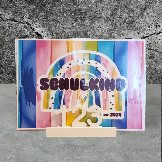 Tisch-Set 1 2 3 - Design Rainbow