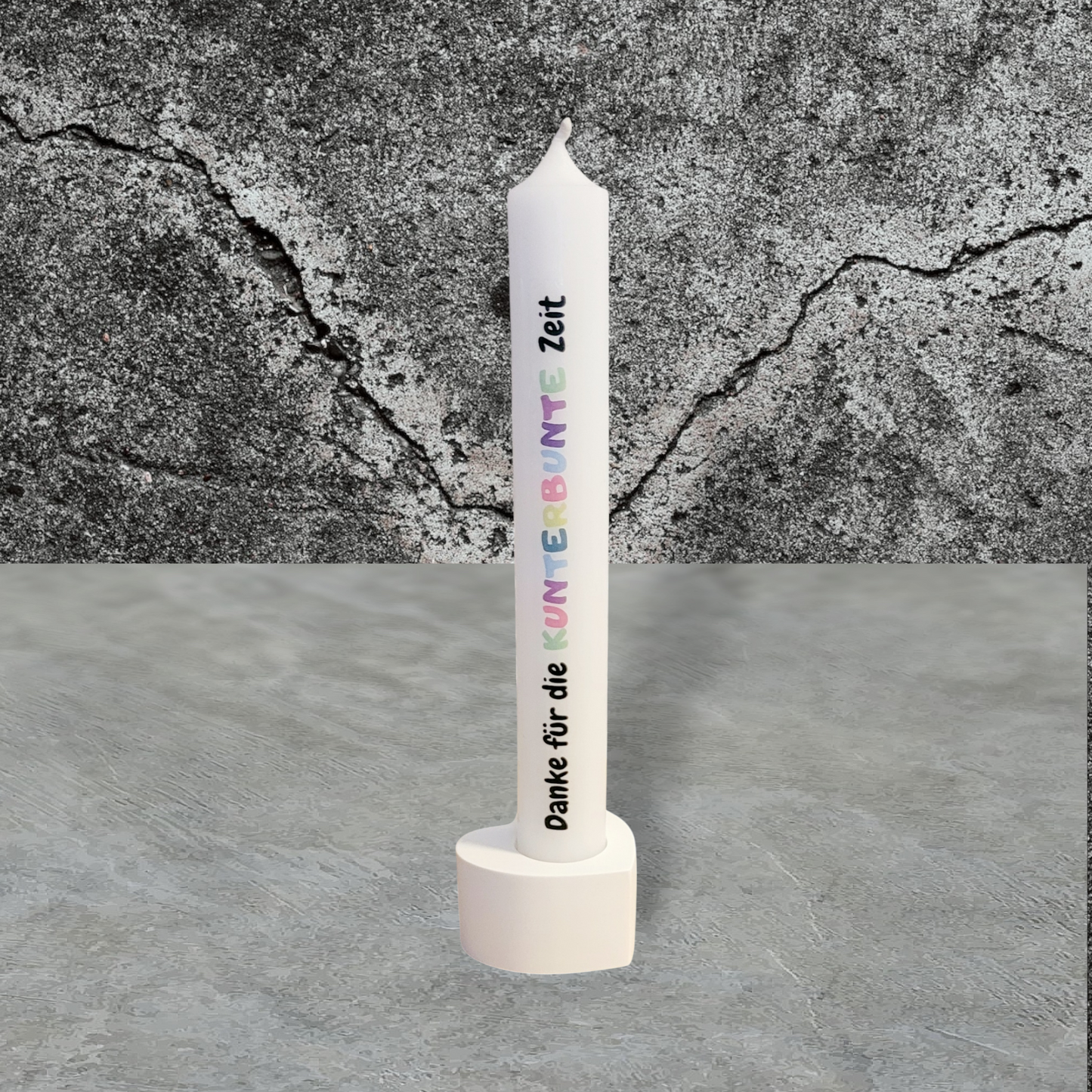 Kerzen Set Kunterbunt - Kindergartenabschied