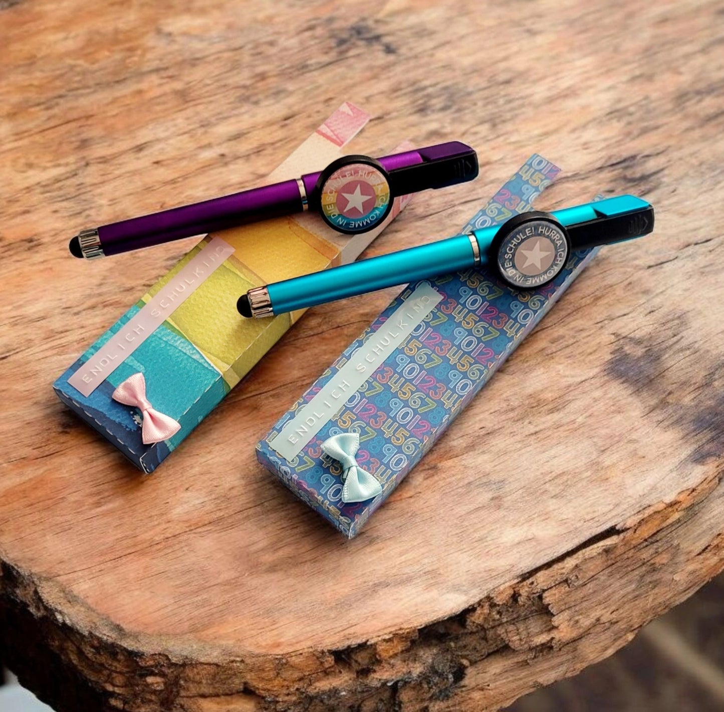 Schulkind Button Gelstift -TouchPen - Handyhalter