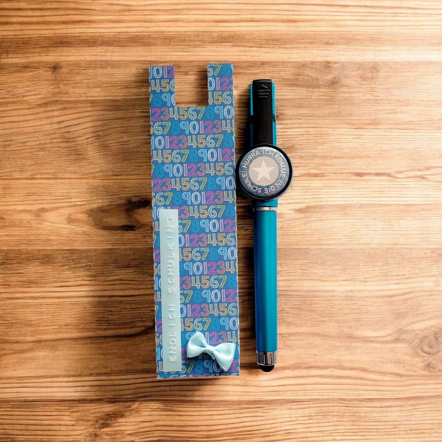 Schulkind Button Gelstift -TouchPen - Handyhalter