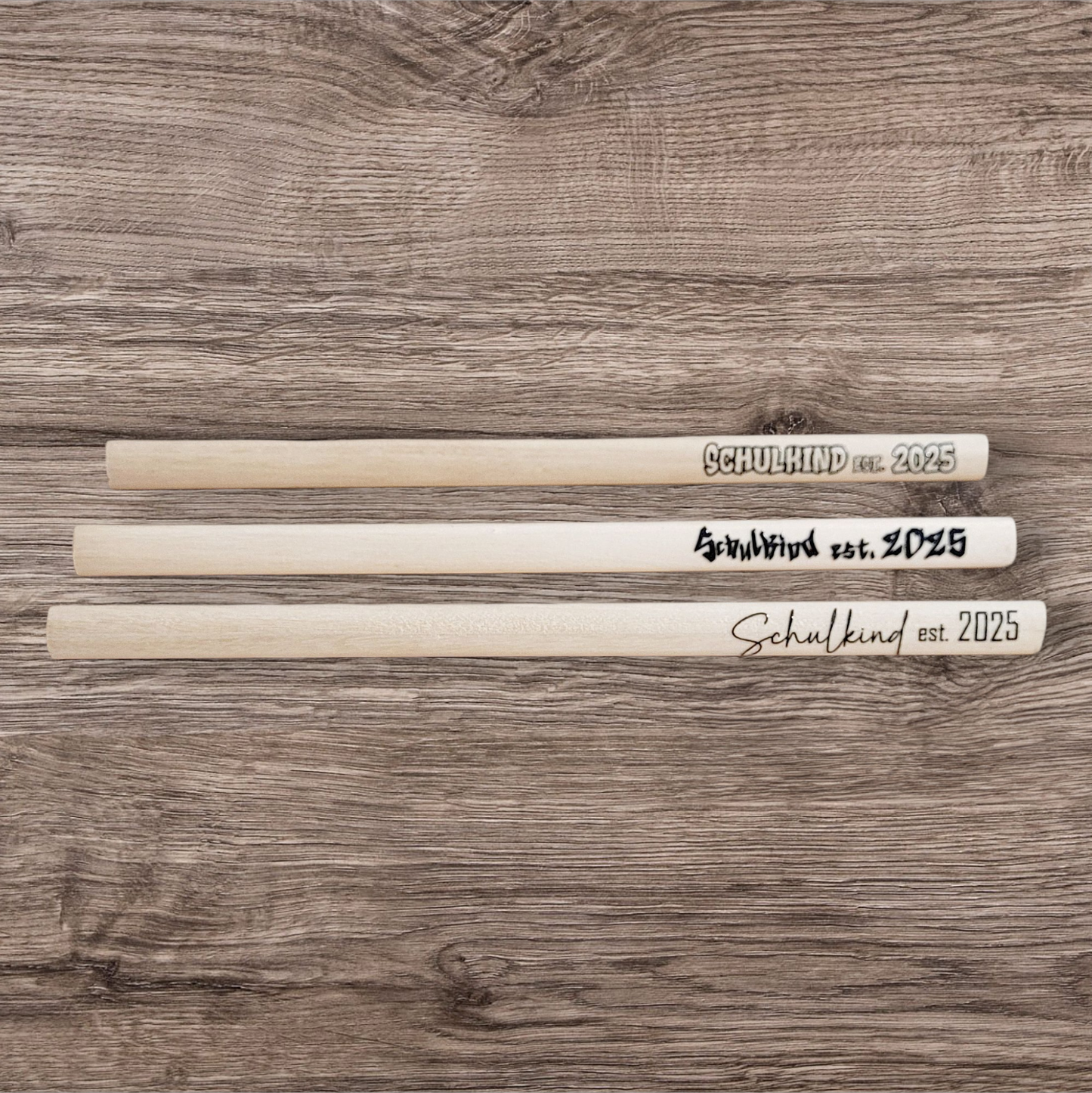 Holz Bleistift / Multicolor Buntstift - Schulkind