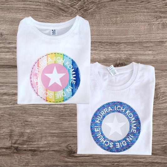 Schulkind Shirt - Hurra ich komme in die Schule