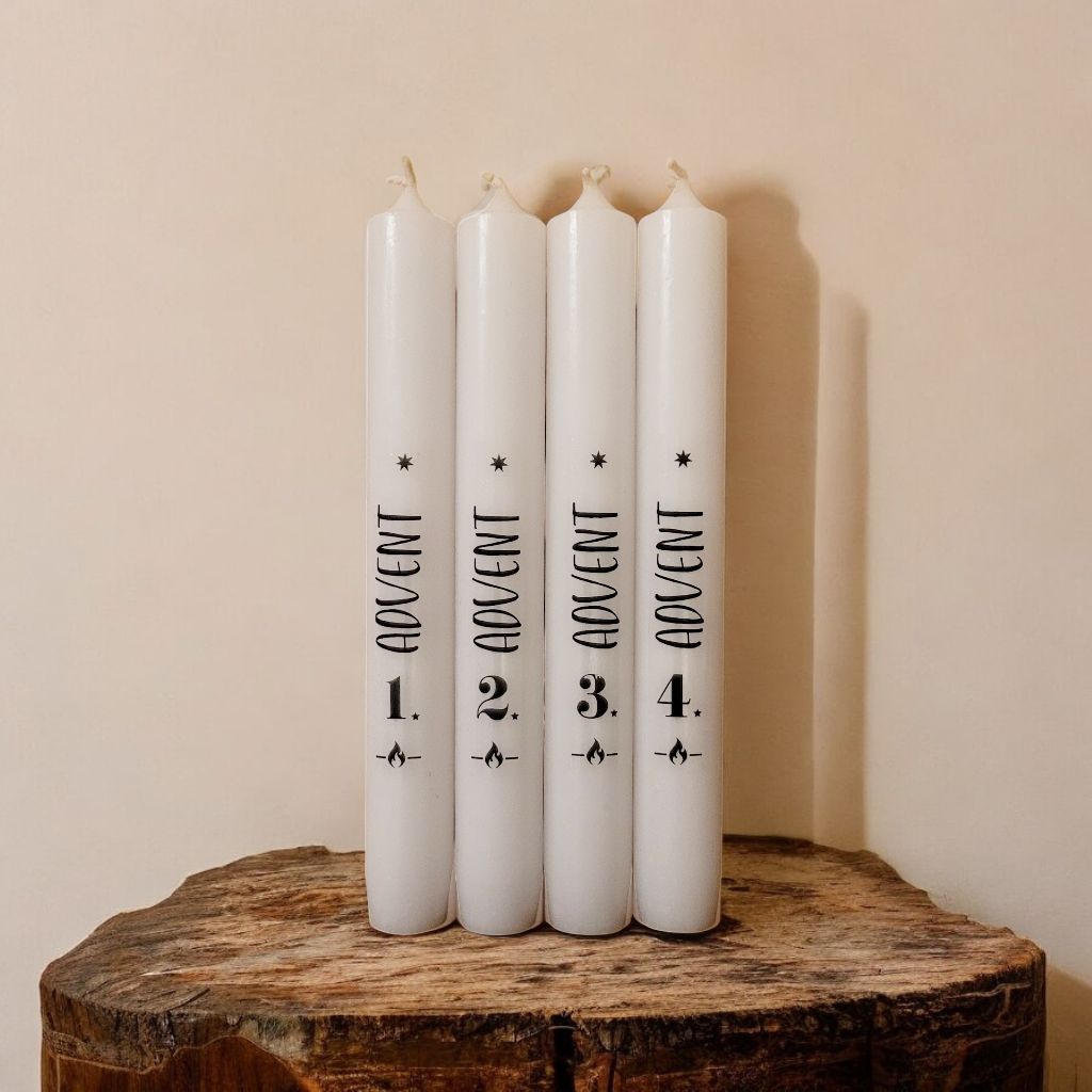 Adventskranz - Modell Zahlen mit Standfuß