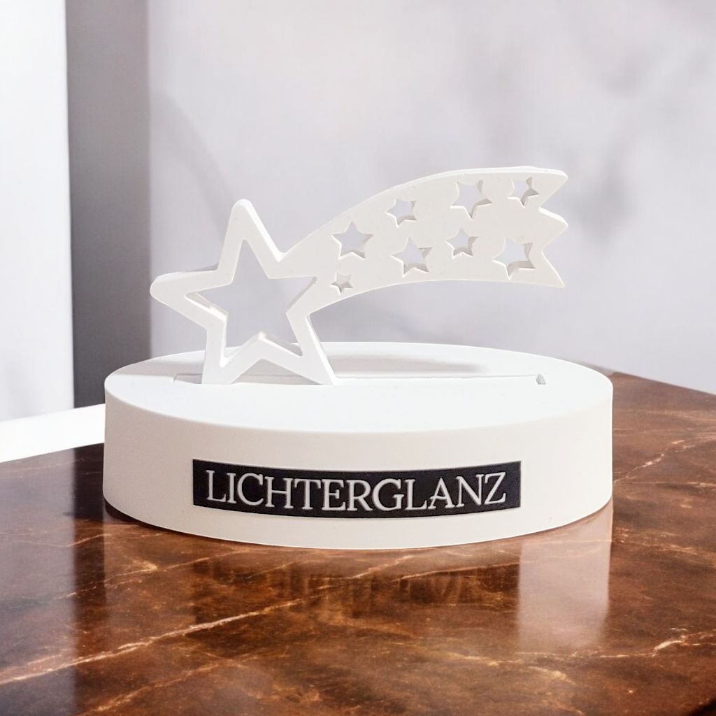 Dekoelement Sternschnuppe Einschieber