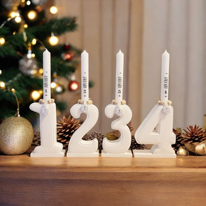 Adventskranz - Modell Zahlen mit Standfuß