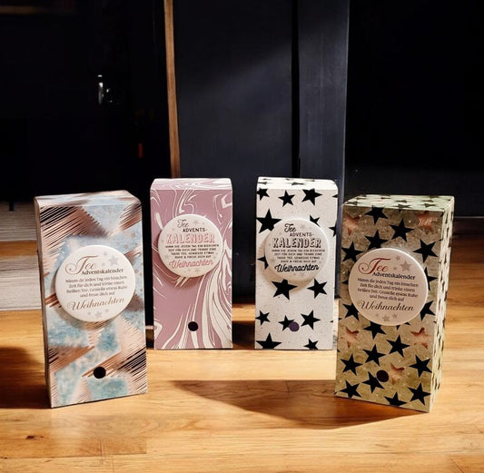 Adventskalender für Tee - 4 Varianten