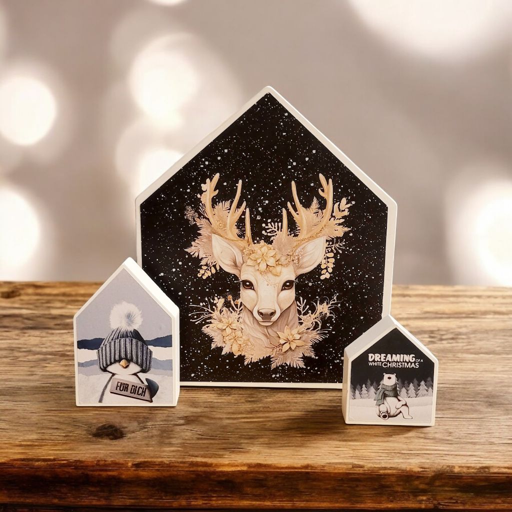 Dekoelement, veredelte Häuser