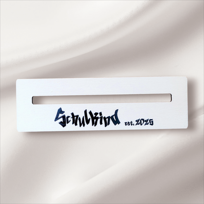 Lesehilfe aus Holz - Schulkind