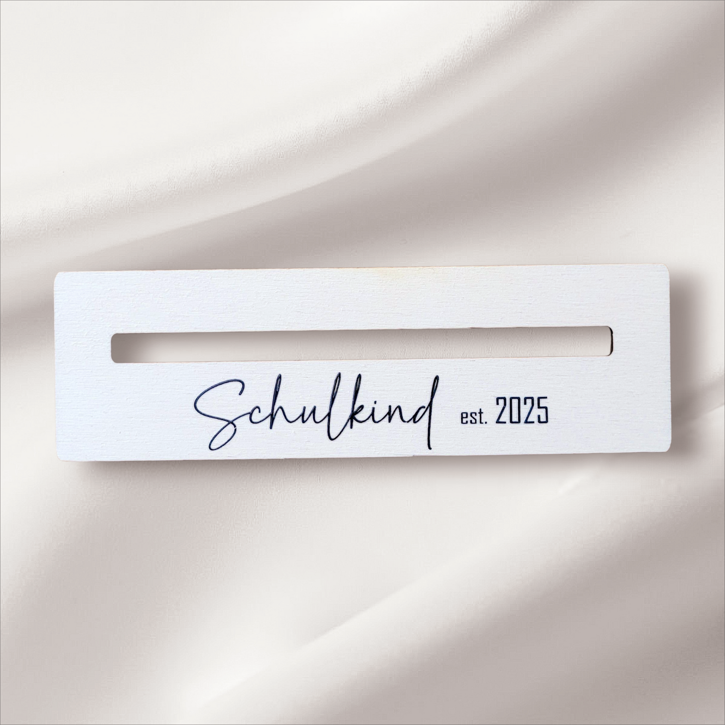 Lesehilfe aus Holz - Schulkind