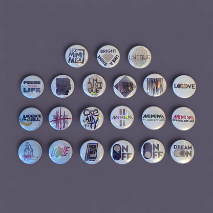 Stylische Statement Button Halskette