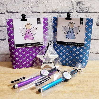 Stern und Gelstift - Geschenkset