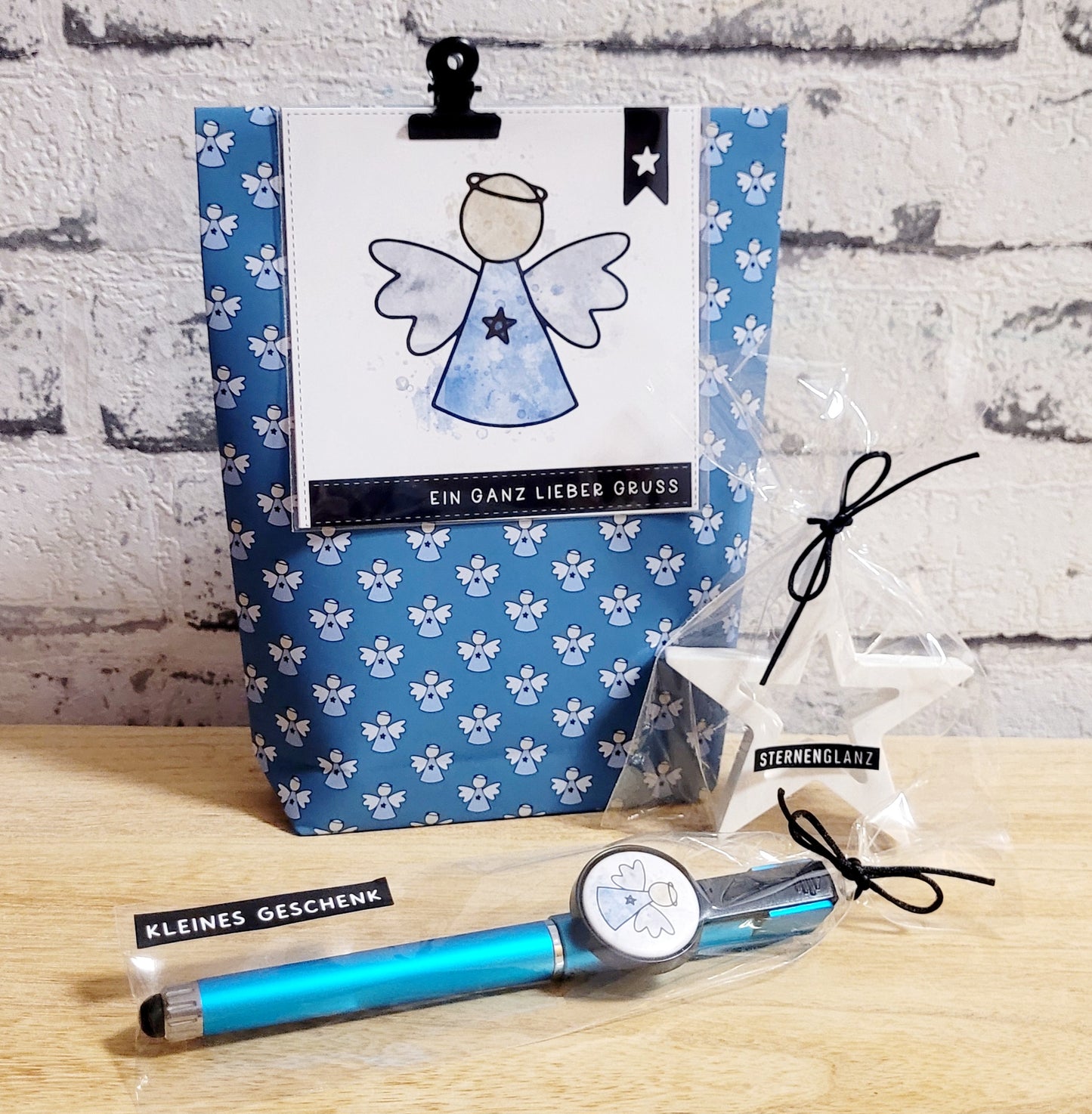Stern und Gelstift - Geschenkset