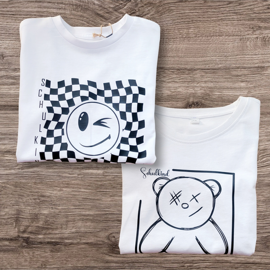 Schulkind Shirt - Teddy/Smiley
