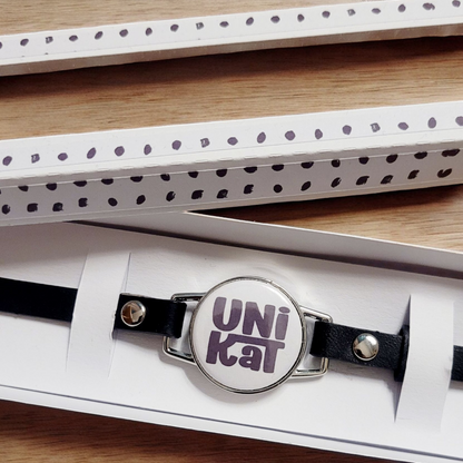 Statement Button Lederarmband