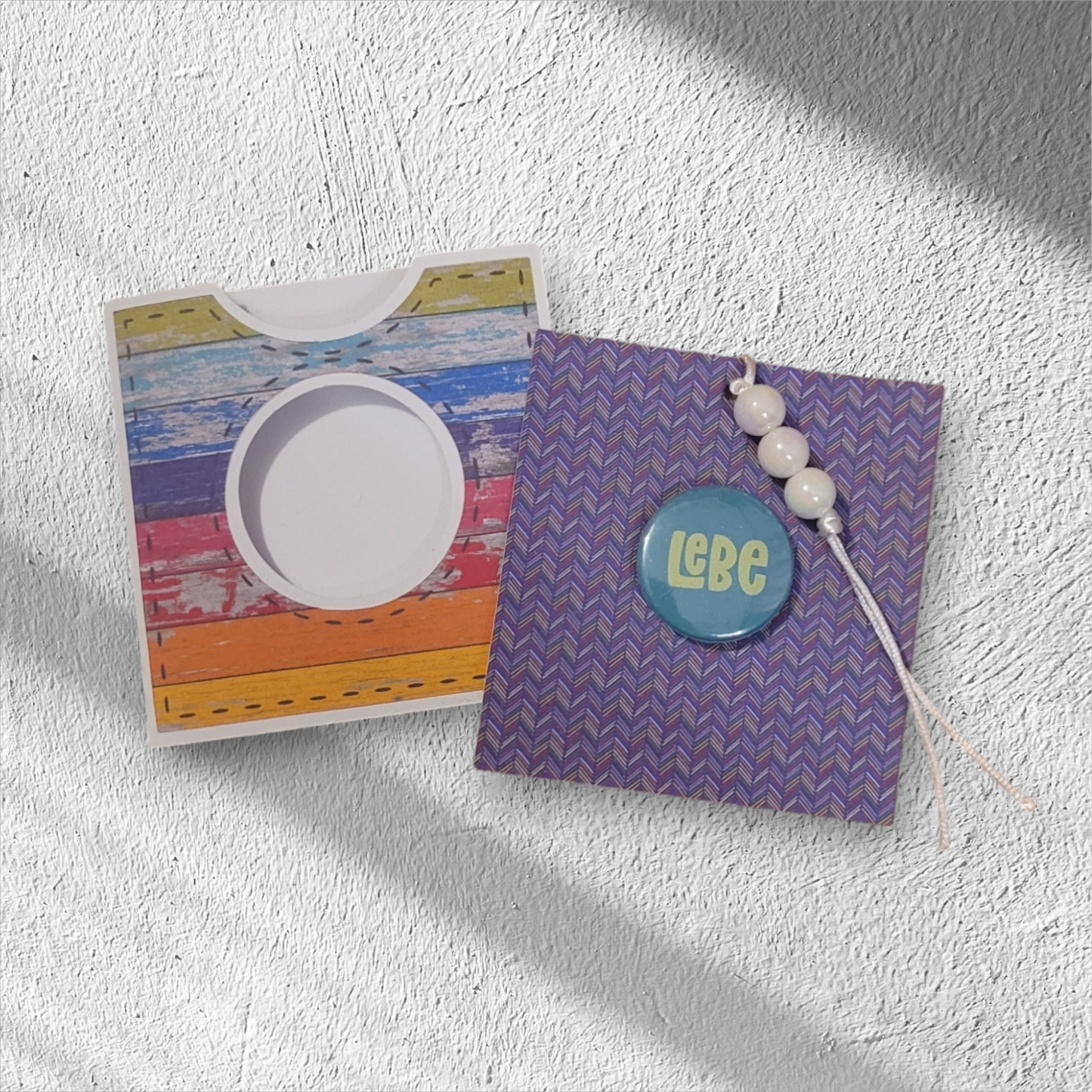 Statement Wechselbutton für Lederarmband und Halskette, mit Geschenkverpackung - Part 1