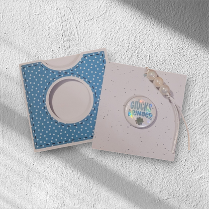 Statement Wechselbutton für Lederarmband und Halskette, mit Geschenkverpackung - Part 1