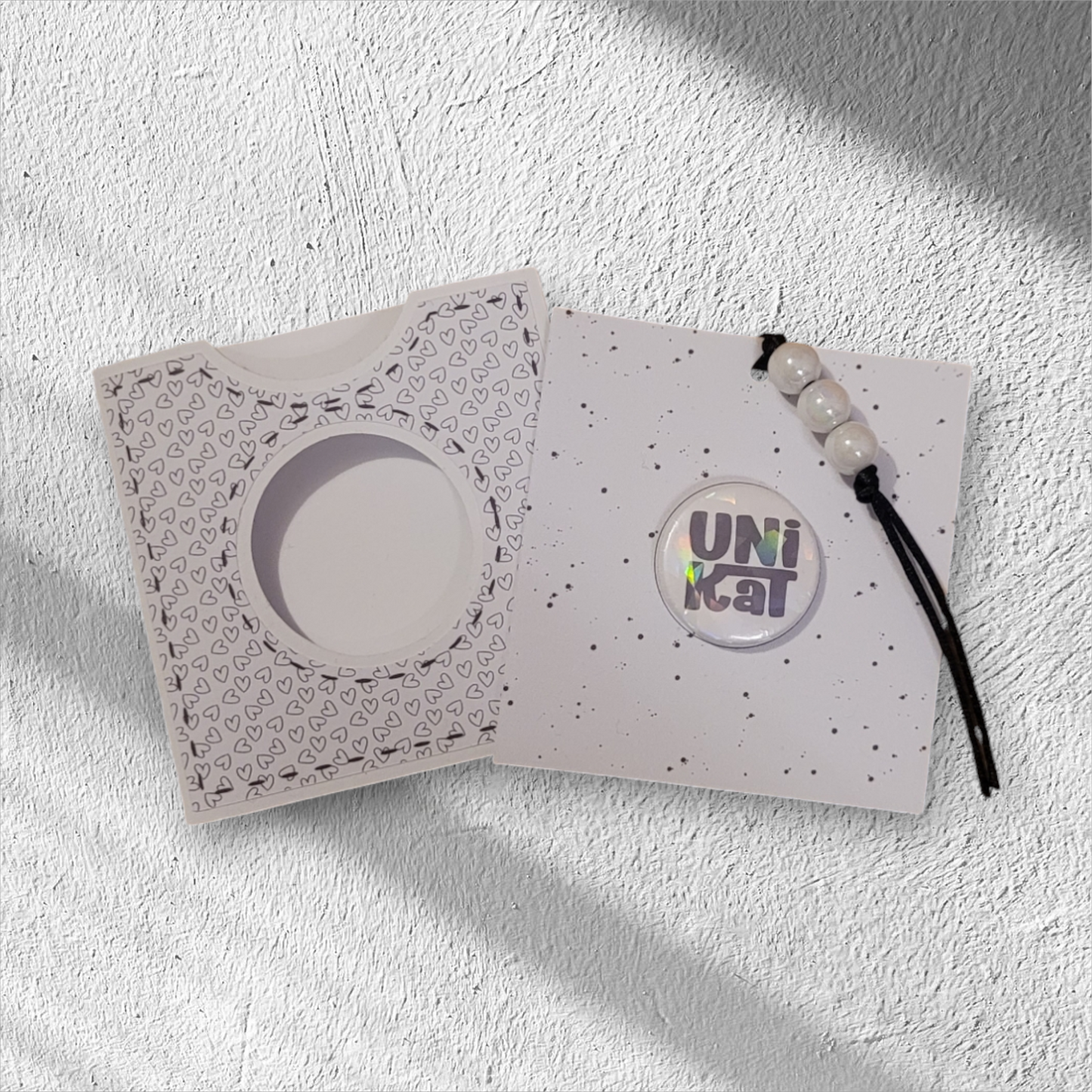 Statement Wechselbutton für Lederarmband und Halskette, mit Geschenkverpackung - Part 1