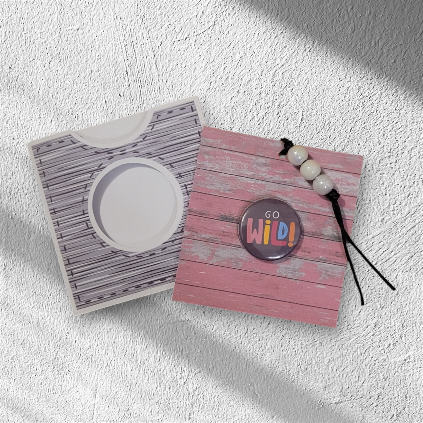 Statement Wechselbutton für Lederarmband und Halskette, mit Geschenkverpackung - Part 1