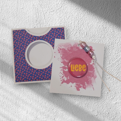 Statement Wechselbutton für Lederarmband und Halskette, mit Geschenkverpackung - Part 1