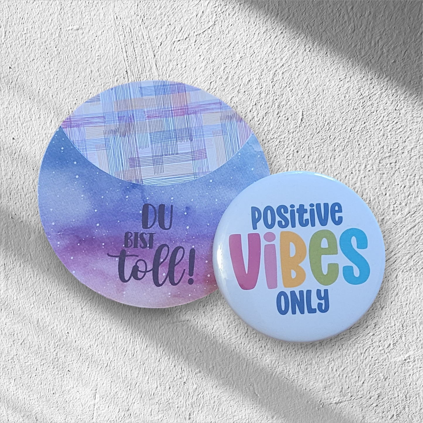 Statement Button Taschenspiegel