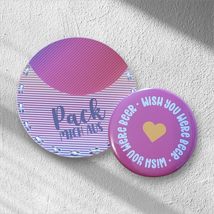 Statement Button Flaschenöffner Magnet