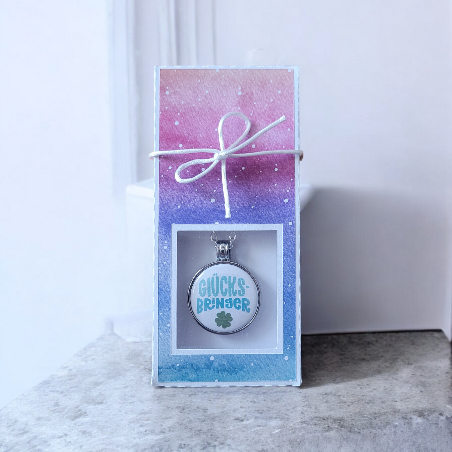 Statement Button Halskette