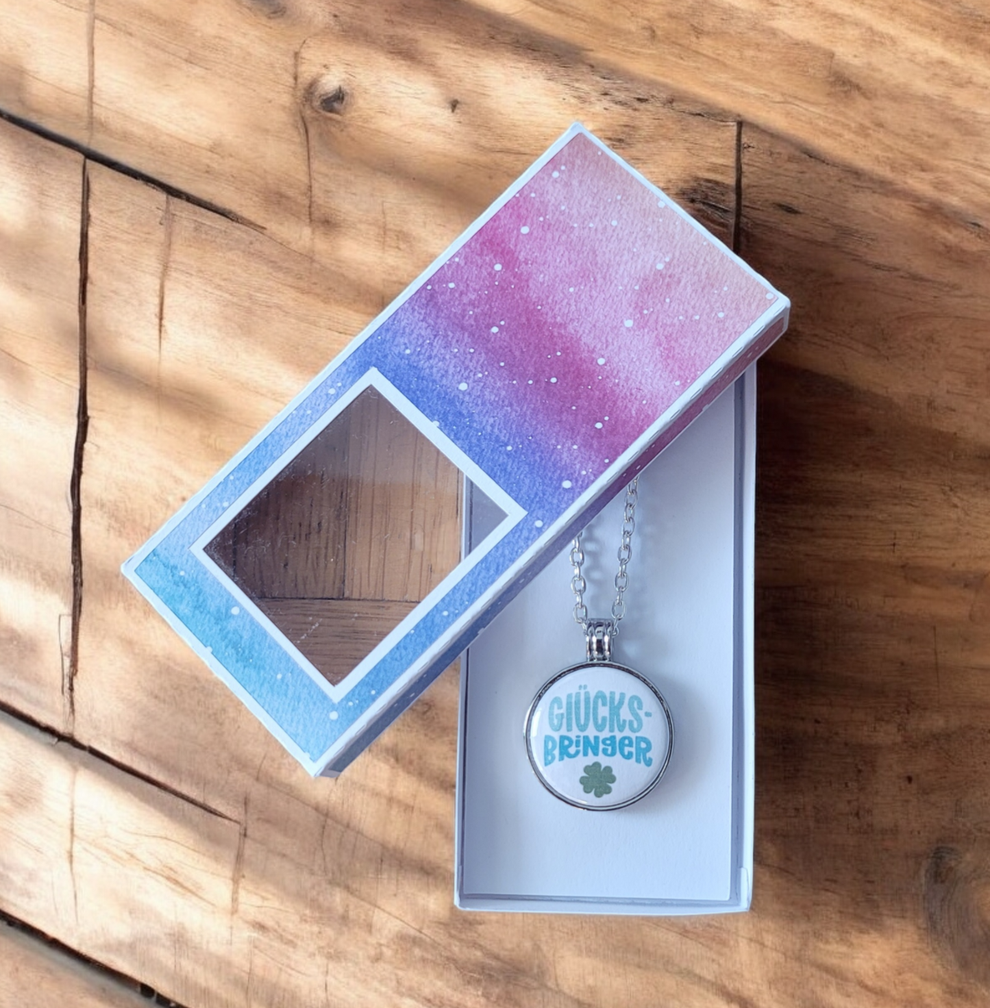 Statement Button Halskette