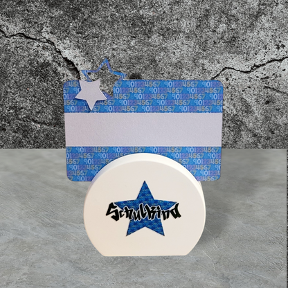 Schulkind Tischkärtchen Aufsteller - Star