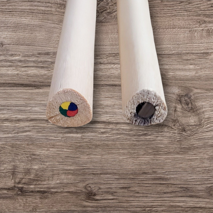Holz Bleistift / Multicolor Buntstift - Schulkind