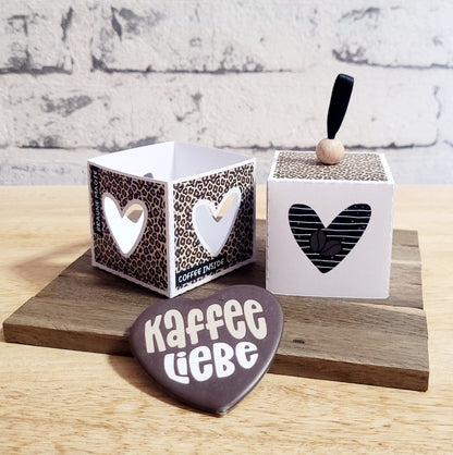 Herz-Button Magnet in raffinierter Geschenkbox