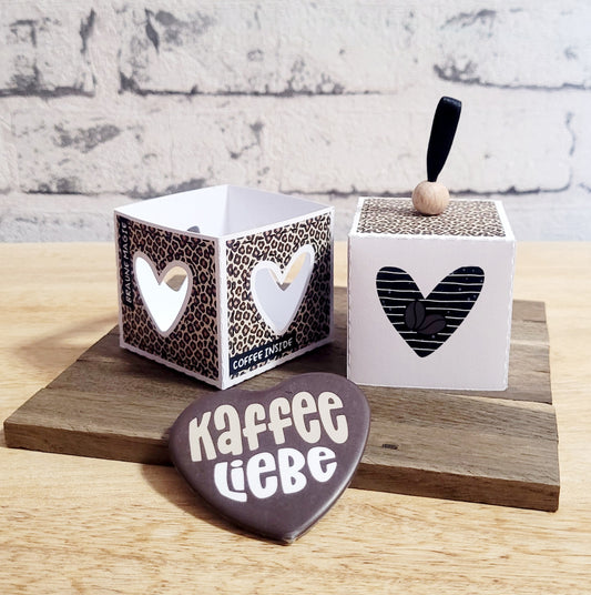 Herz-Button Magnet in raffinierter Geschenkbox